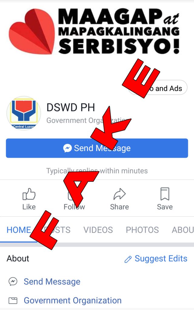 DSWD Cautions Public Vs Fake Facebook Accounts Using Agencys Name