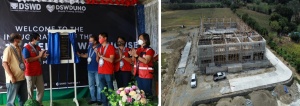 (From left to right) Mr. Virgil Corpuz, Secretary Bautista, Laoag City Mayor Michael M. Keon, Mr. Ferdinand Alexander A. Marcos, DSWD Regional Director Marie Angela S. Gopalan, and Assistant Regional Director for Operations Marlene Febes D. Peralta during the unveiling of the DSWD Field Office 1 Satellite Warehouse marker in Ilocos Norte. 