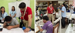 Secretary Gatchalian witnesses the social rehabilitation class at the National Vocational Rehabilitation Center and the production of garment items by the persons with disabilities at the Rehabilitation Sheltered Workshop.