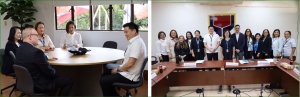 Department of Social Welfare and Development Secretary Rex Gatchalian meets (left photo) Ambassador of Finland to the Philippines Juha Markus Pyykkö and (right photo) representatives from the United Nations Children’s Fund (UNICEF), headed by Country Representative Oyunsaikhan Dendevnorov (7th from left) on Monday, March 27, 2023.