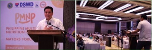 Department of Social Welfare and Development Secretary Rex Gatchalian delivers his heartfelt message of support towards a more consultative and inclusive implementation of the Philippine Multisectoral Nutrition Project on Tuesday, March 28, 2023 in Manila.