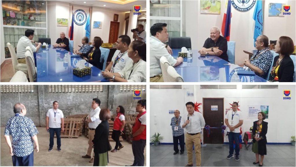 DSWD chief discusses agency programs with Puerto Princesa City mayor ...