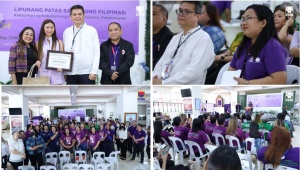 Officials and staff of the Department of Social Welfare and Development (DSWD) and the National Council on Disability Affairs (NCDA) hear the stories of inspirational women with disabilities during the 20th Women with Disabilities Day celebration at the DSWD Central Office in Quezon City on Monday (March 25). During the activity, DSWD Secretary Rex Gatchalian pushed for reforms to ensure that women with disabilities are encouraged to advance their rights and to participate in nation building.