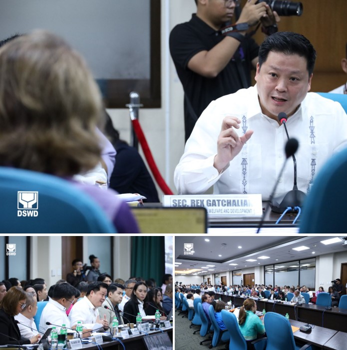 DSWD chief presents agency’s 2025 proposed budget to members of